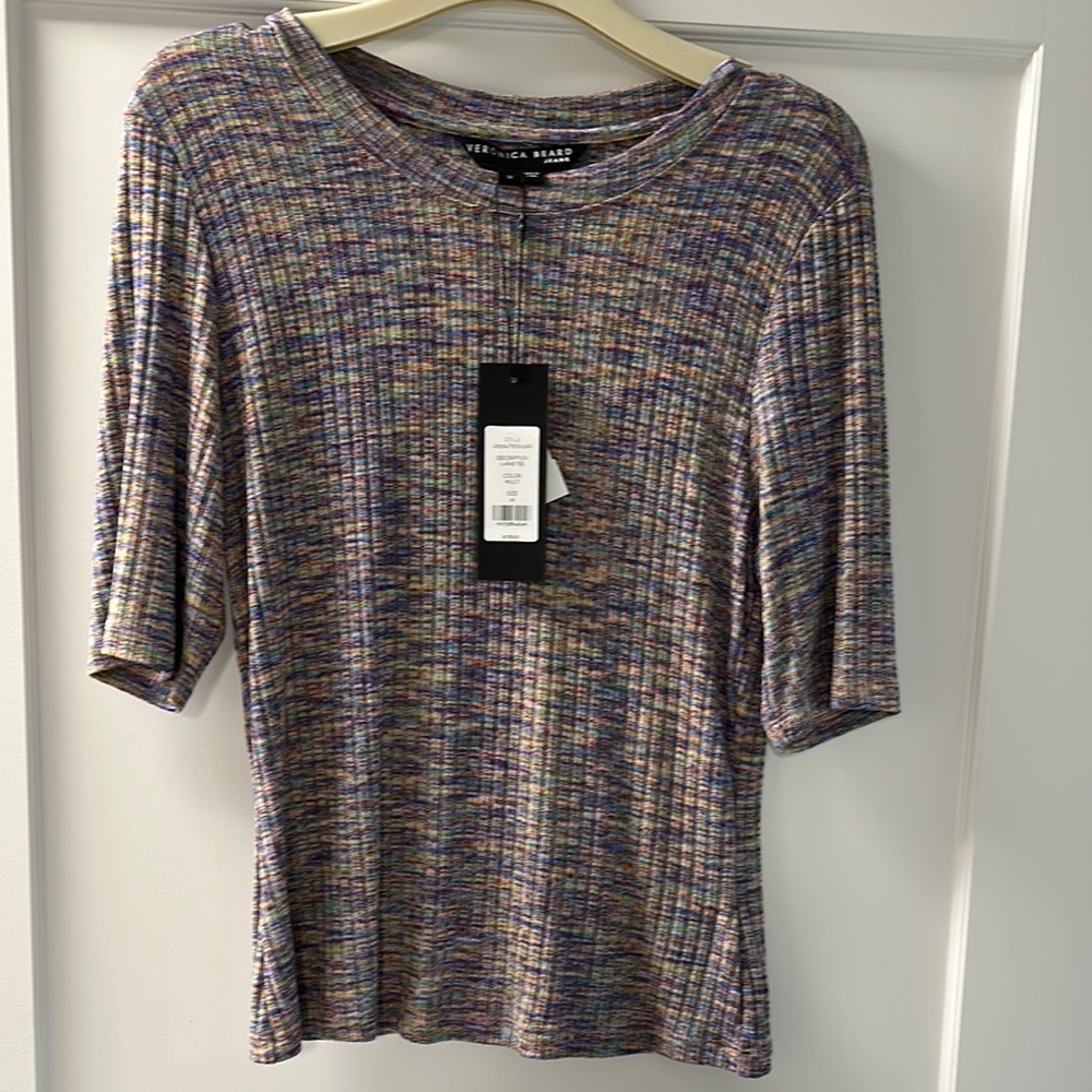 Veronica Beard short sleeve knit T